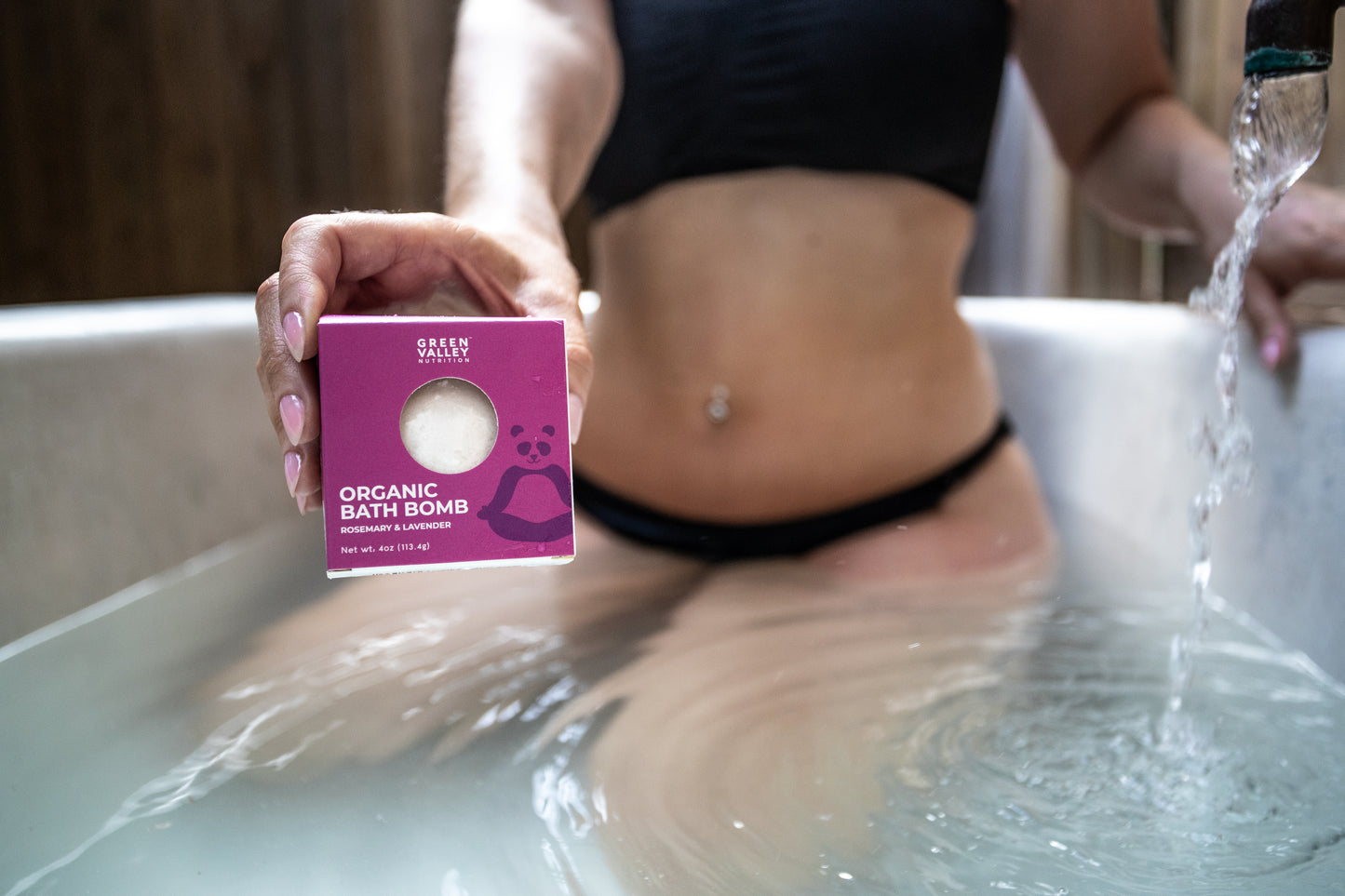 CBD Bath Bomb - Rosemary & Lavender