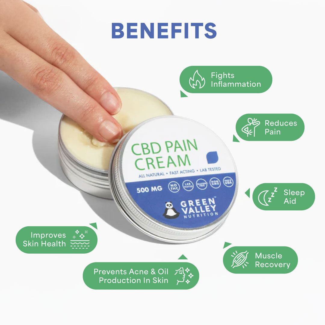 CBD Pain Cream - Medium 500mg