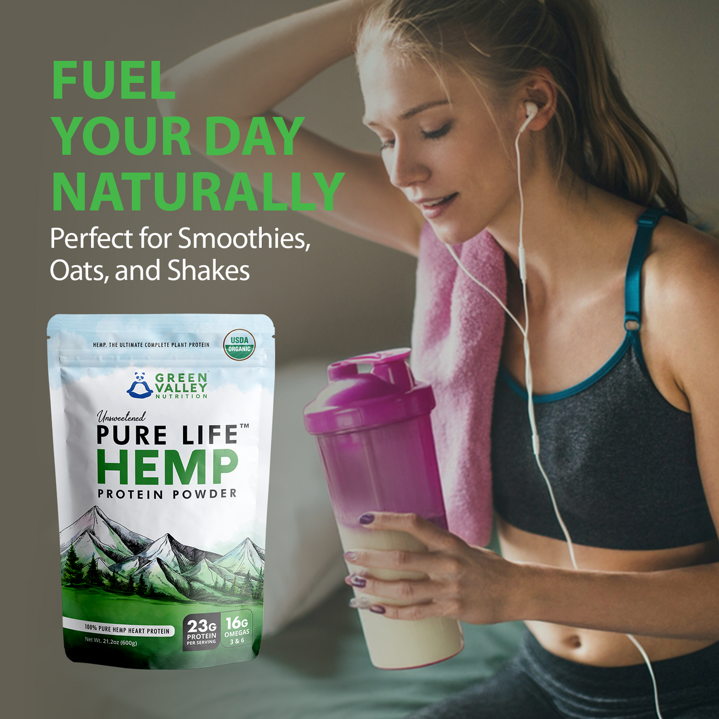 Pure Life™ Hemp Protein Powder