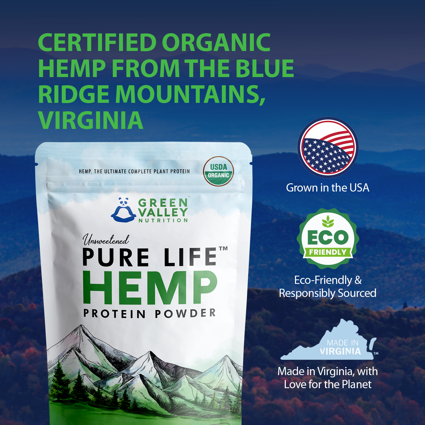 Pure Life™ Hemp Protein Powder