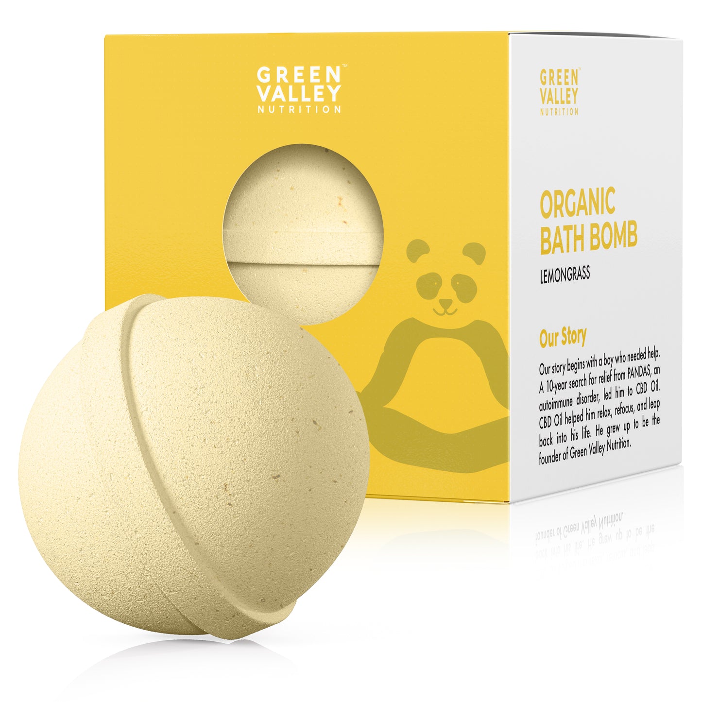 CBD Bath Bomb - Lemongrass & Turmeric
