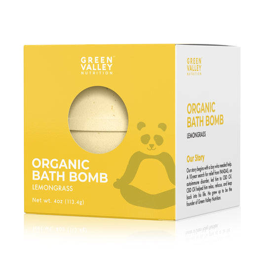 CBD Bath Bomb - Lemongrass & Turmeric