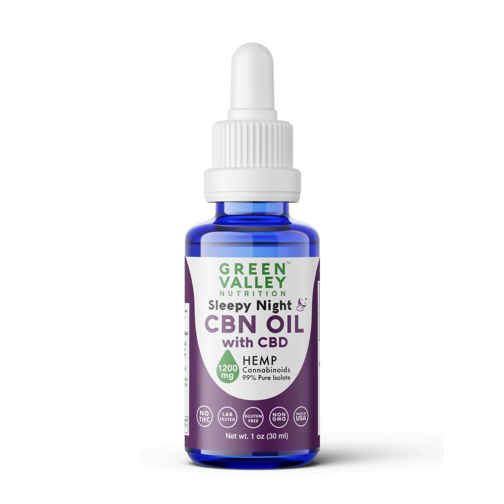 Sleepy Night™ CBN Oil Drops for Restful Sleep | Green Valley