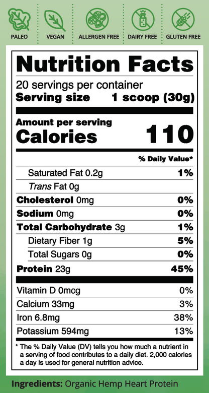 Pure Life™ Hemp Protein Powder