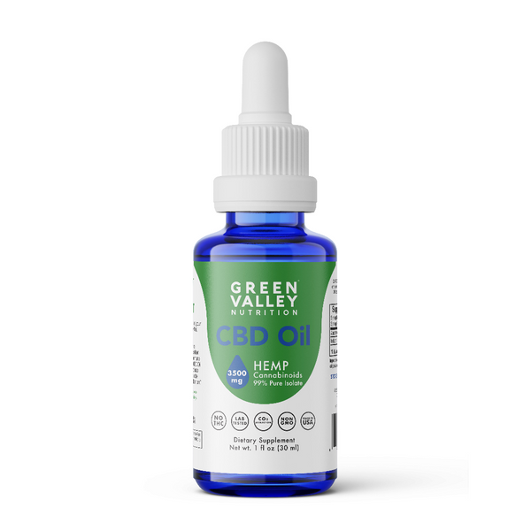 Green Valley Nutrition 3500mg CBD Oil Drops for Fast Relief